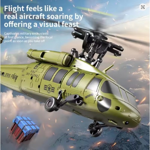 jjrc u9901 yw rc helicopter | 6ch brushless flybarless helicopter with optical flow & altitude hold
